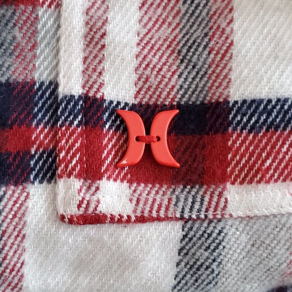 Hurley Plaid Double Breasted Babydoll Coat - Picture 7 of 11